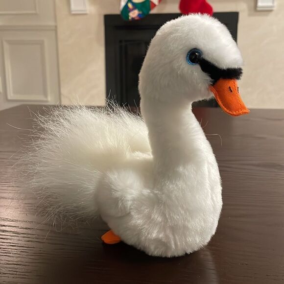 TY Beanie Baby 9" GRACIE the White Swan Plush Stuffed Animal Toy Excellent Con… - Picture 3 of 9